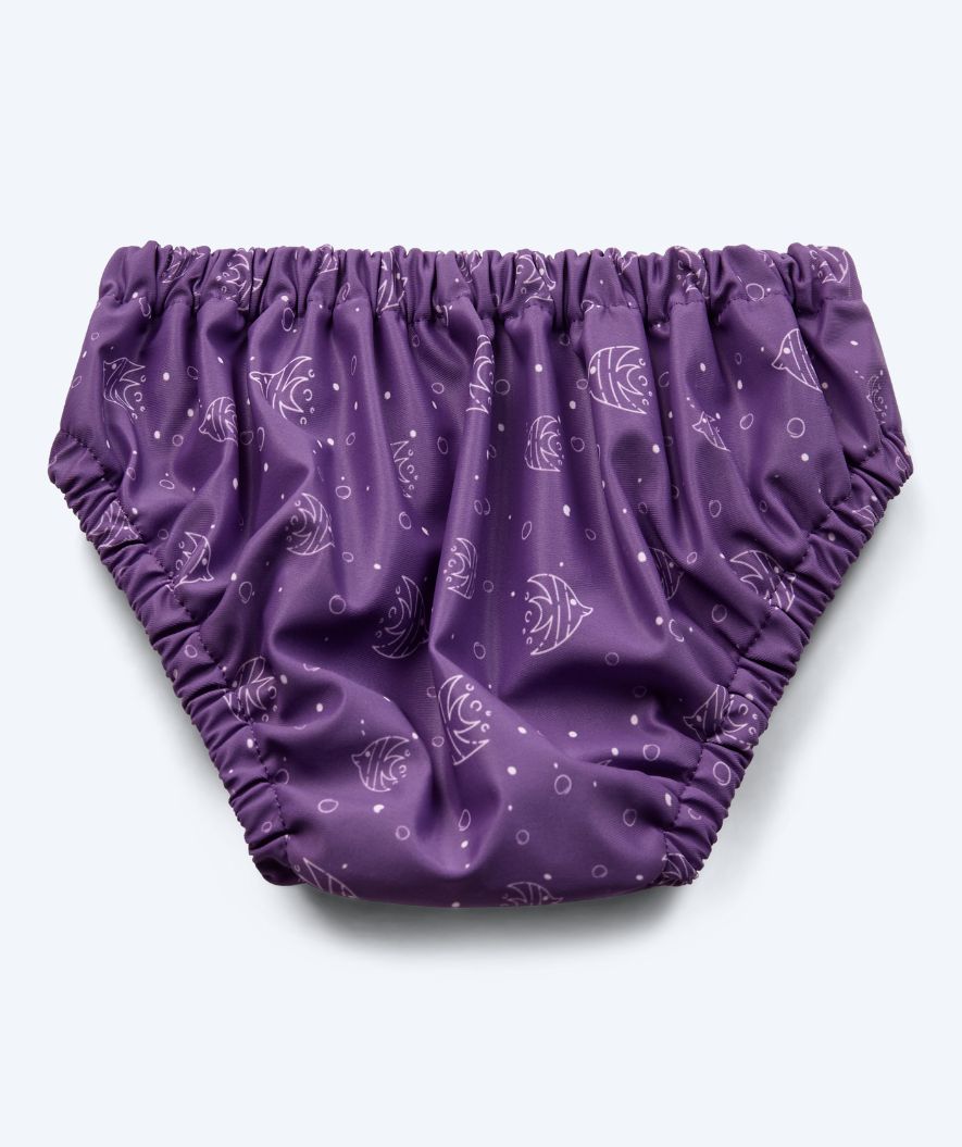 Watery swim nappies for kids - Foss Lining Nappy - Atlantic Purple