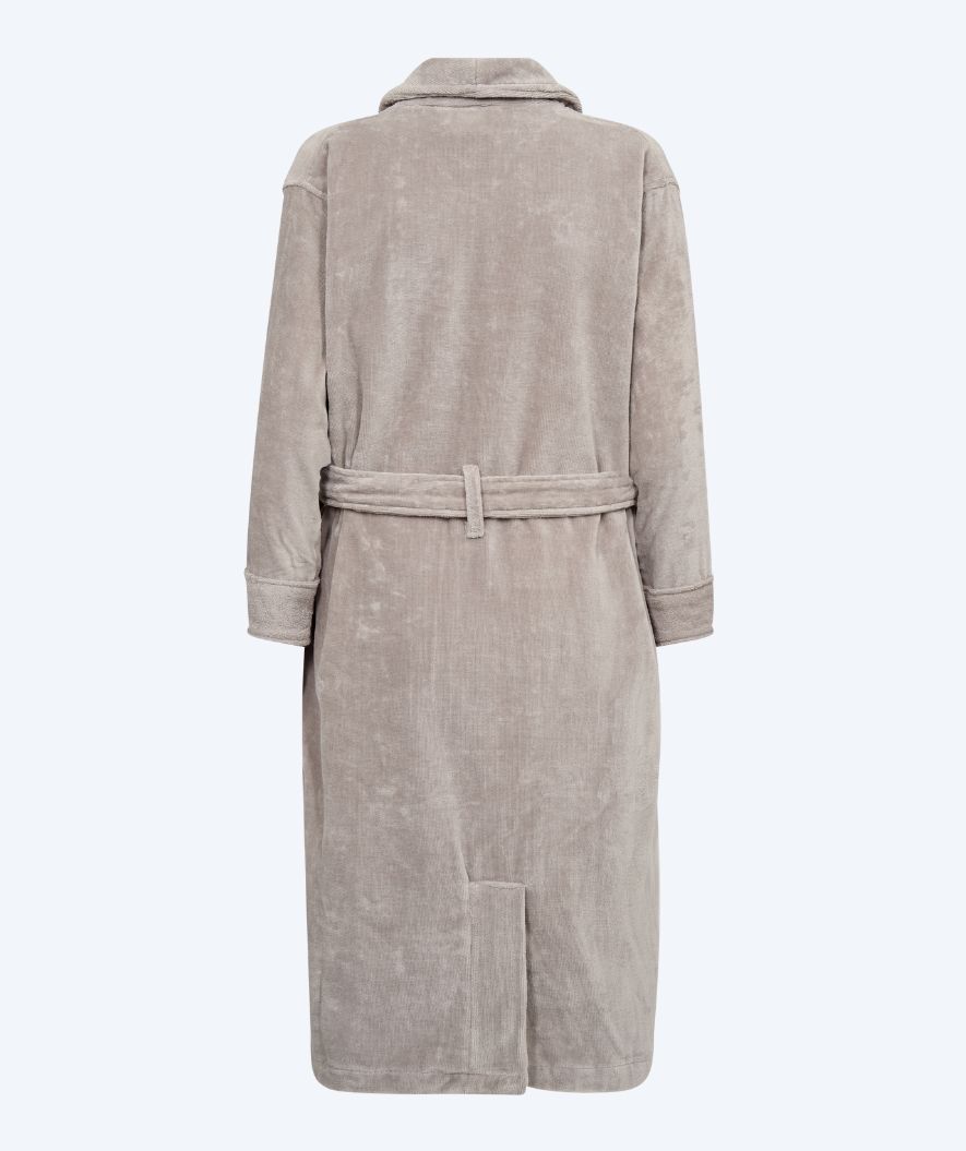 Watery bathrobe for women - Mariana - Grey