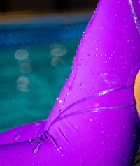 Watery competition swimsuit for girls - Rapidskin 2.0 - Purple