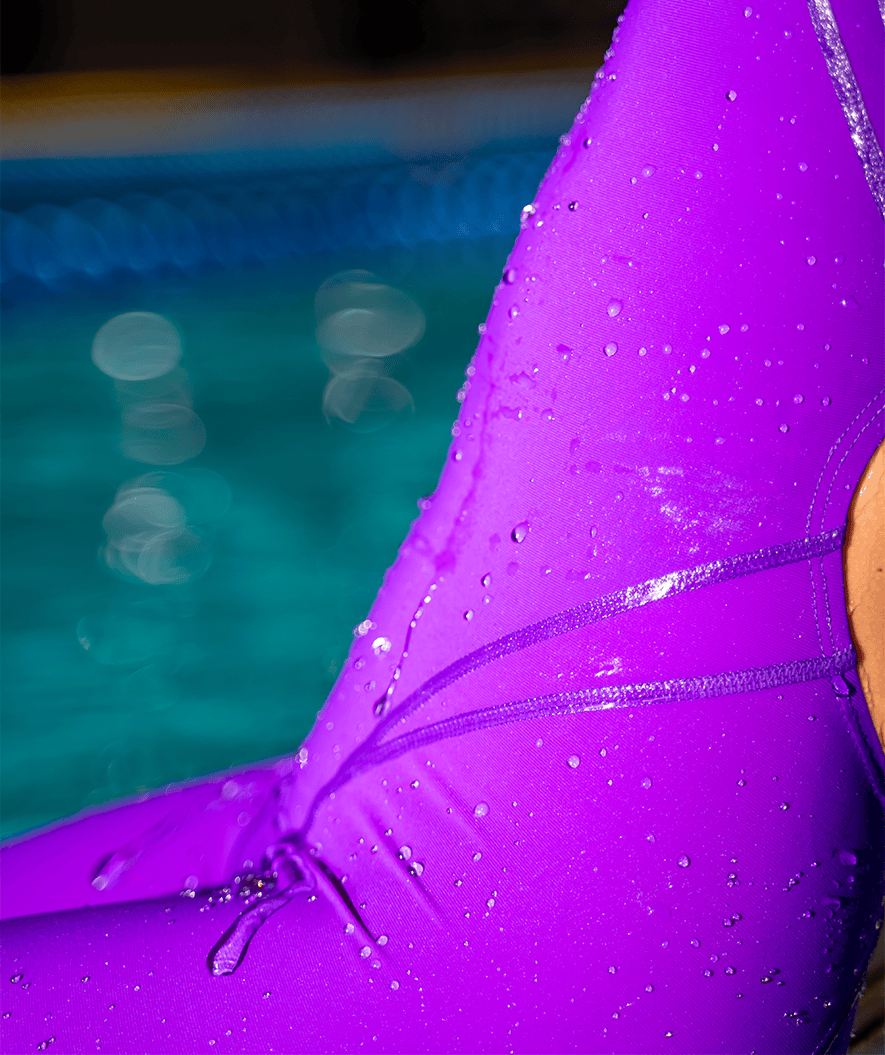 Watery racing swimsuit for women - Rapidskin 2.0 - Purple