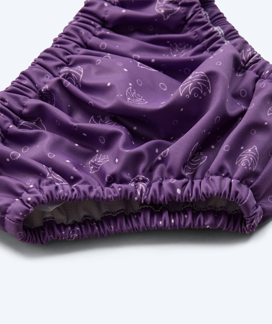 Watery swim nappies for kids - Foss Lining Nappy - Atlantic Purple