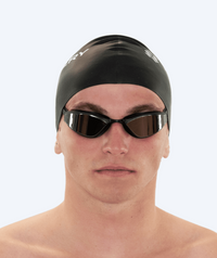 Watery Elite swimming goggles - Storm Racer Mirror - Black/silver