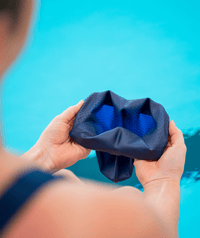 Watery swim cap with bumps - Avisa Bud - Pink