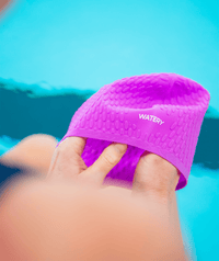 Watery swim cap - Tales Bubble - Purple