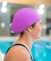 Watery swimming cap - Tales Bubble - Light pink