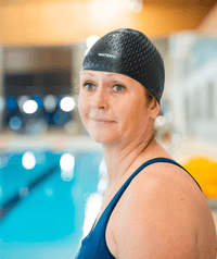 Watery swimming cap - Tales Bubble - Light pink