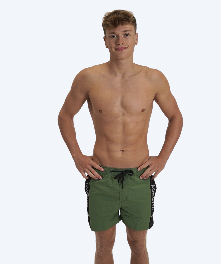 Watery swim shorts for men - Signature Eco - Dust Green