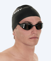 Watery Elite swimming goggles - Storm Racer Mirror - Black/silver