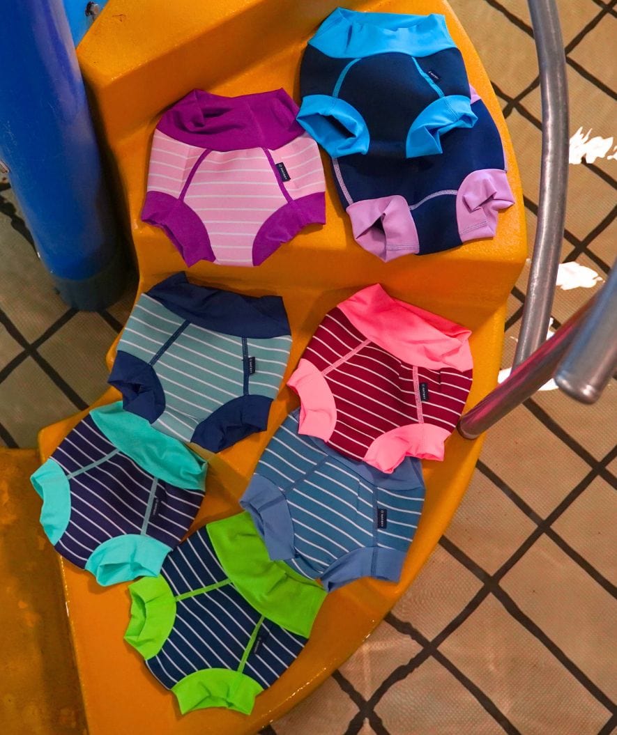 Watery swim nappies for kids - Neoprene Swim Nappy - Atlantic Blue