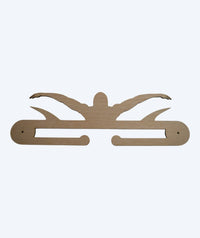 Watery medal holder for swimming (Butterfly) - Wood