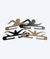 Watery medal holder for swimming (Butterfly) - Brown
