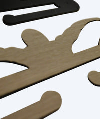 Watery medal holder for swimming (Butterfly) - Wood
