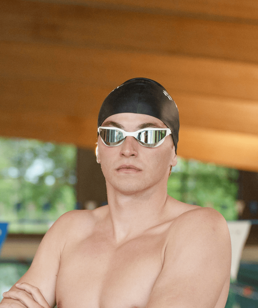 Watery swimming goggles - Instinct Ultra Mirror - Purple/silver