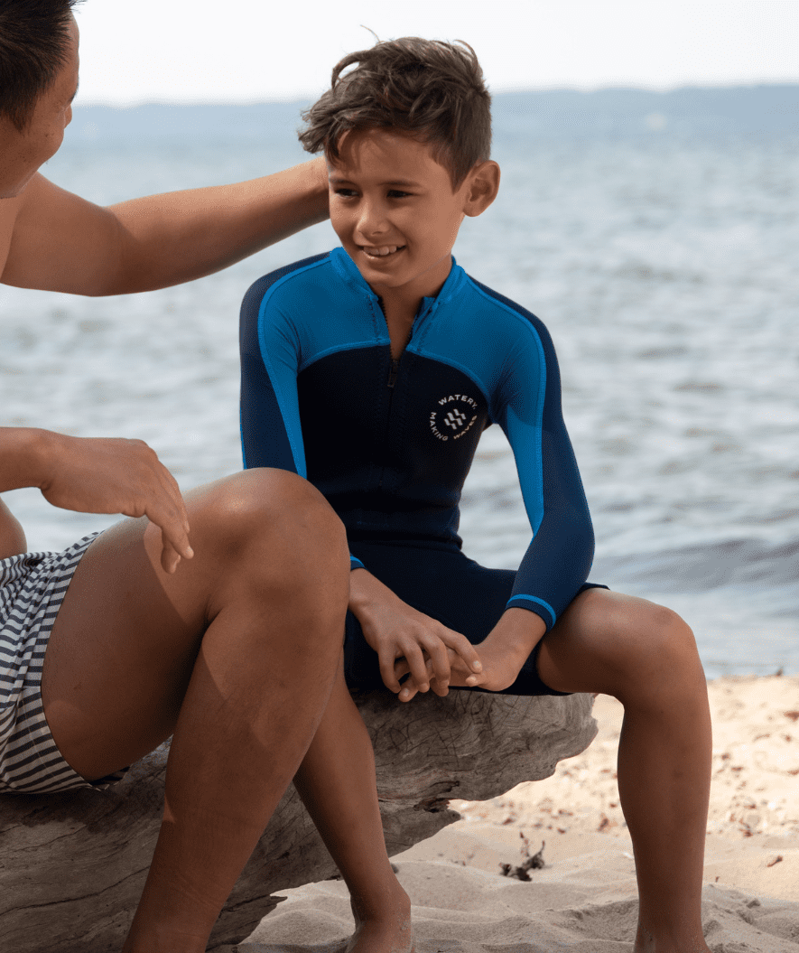 Watery UV wetsuit for kids - Calypso Long Sleeve - Pink