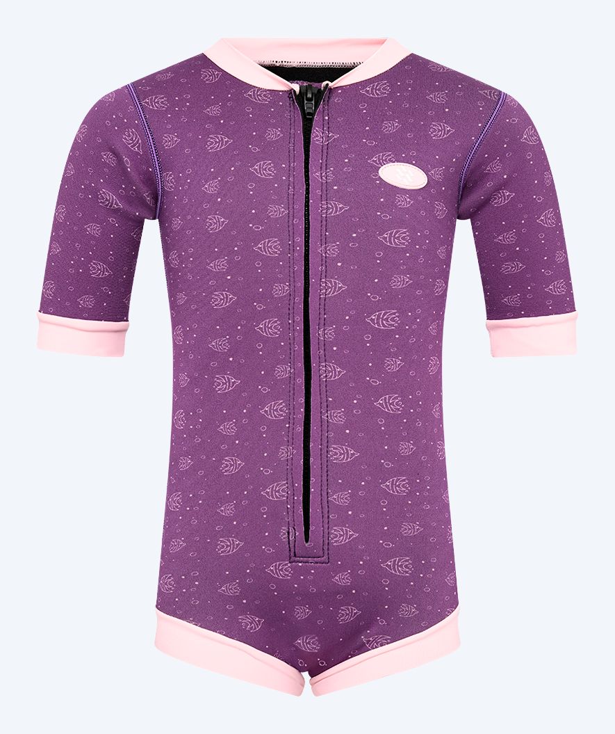 Watery wetsuit for baby - Baia Full-Body - Atlantic Purple