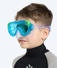 Watery diving mask for kids (4-10) - Shore - Blue/blue