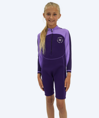 Watery UV wetsuit for kids - Calypso Long Sleeve - Purple