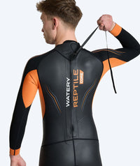 Watery wetsuit for men - Reptile Core - Black/orange