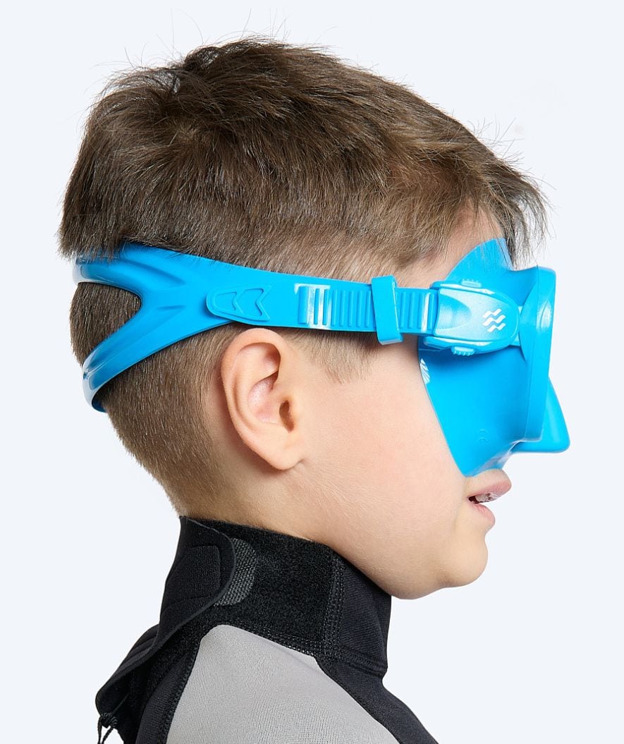 Watery diving mask for kids (4-12) - Cliff - Light blue