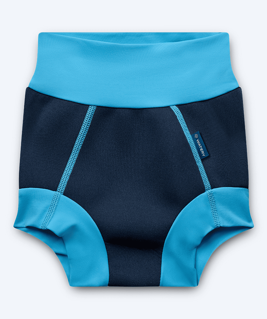 Watery swim nappies for kids - Neoprene Swim Nappy - Atlantic Blue
