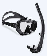 Watery diving mask for kids (4-12) - Cliff - Black