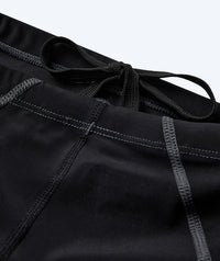 Watery competition swim trunks for boys - Rapidskin 2.0 - Black