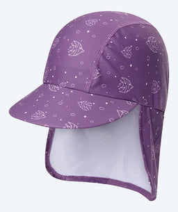 Watery sunhat for kids - Cascade - Purple