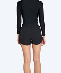 Watery swim shorts for women - Chilton - Black