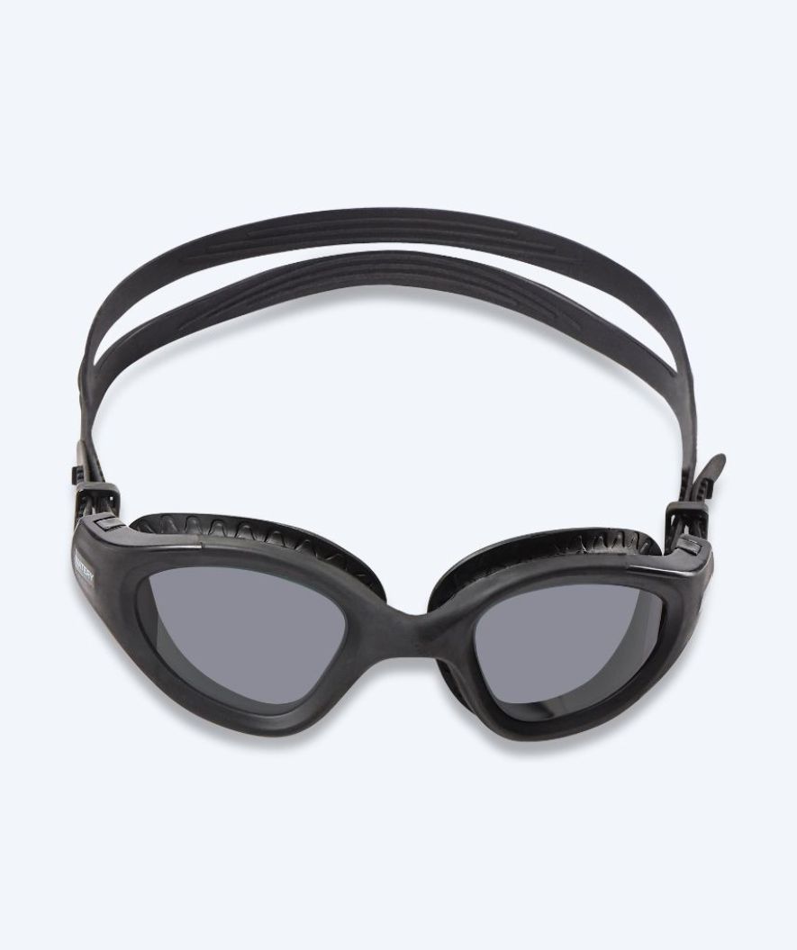 Watery training swimming goggles - Kelvin Active - Black (Smoke lens)