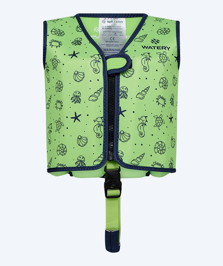Watery swim vest for kids (1-6) - Splashy - Green