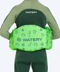 Watery swim belt for kids (15-60 kg) - Romney - Atlantic Green