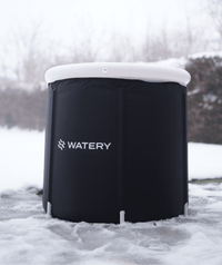 Watery inflatable cold plunge - Hero - Black