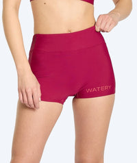 Watery bikini bottom for ladies - Remington - Dark red