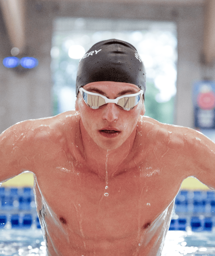 Watery swim goggles - Instinct Ultra Mirror - Black/gold
