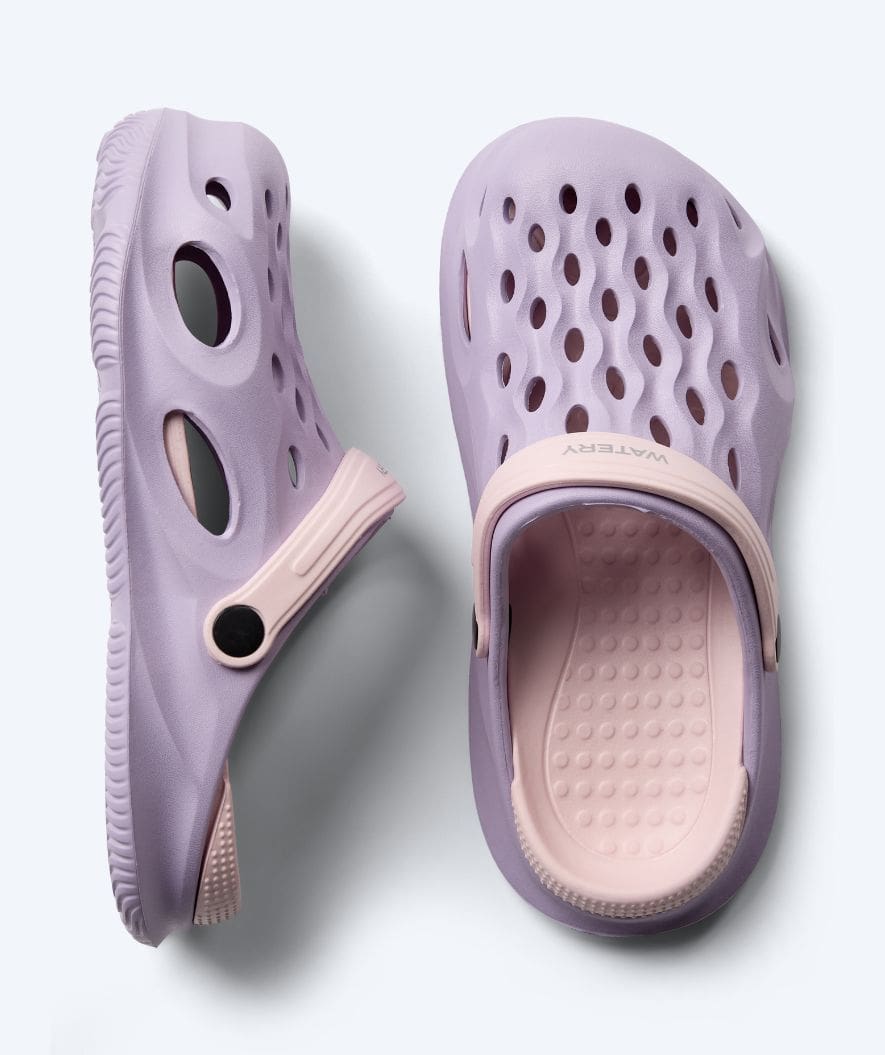 Watery swim sandals for kids - Delmar - Purple/pink