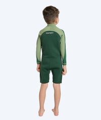Watery UV wetsuit for kids - Calypso Long Sleeve - Green/light green