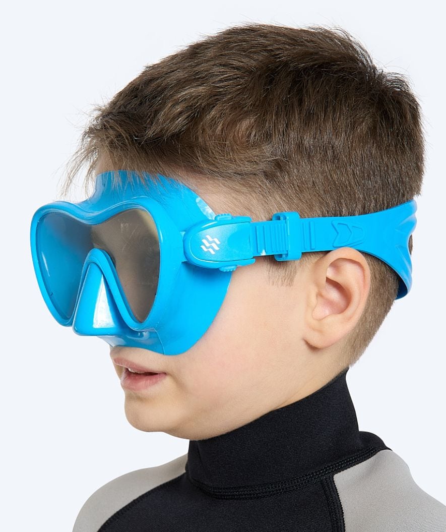 Watery diving mask for kids (4-12) - Cliff - Light blue