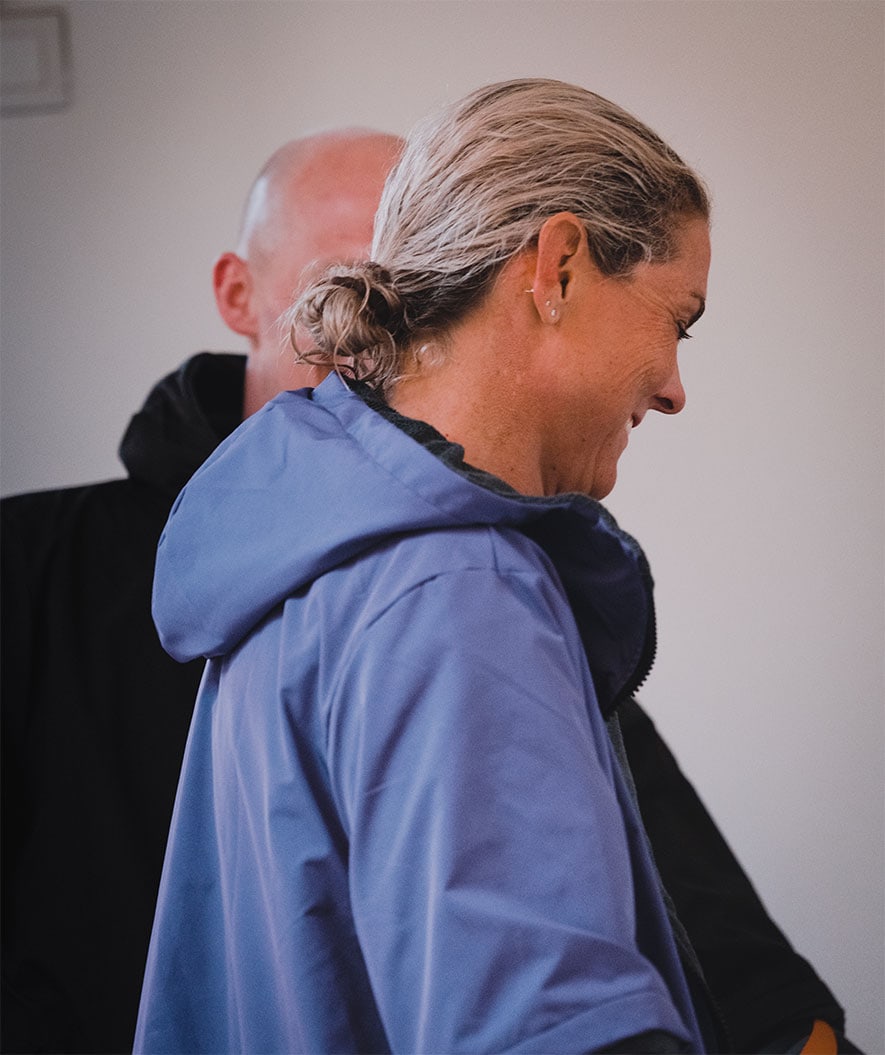 Watery Surf poncho - Waterproof - Purple