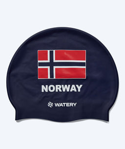 Watery swimming cap - Norway - Dark blue