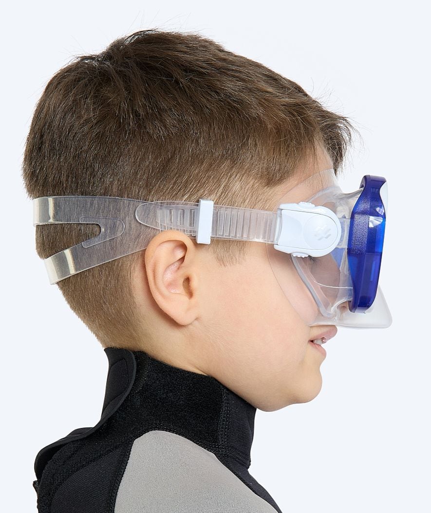 Watery diving mask for kids (4-10) - Triton - Blue