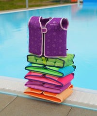 Watery swim vest for kids (1-6) - Splashy - Purple