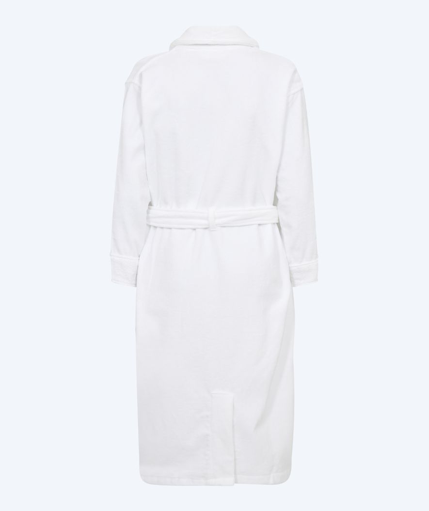 Watery bathrobe for women - Mariana - White