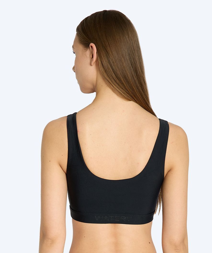 Watery bikini top for women - Remington - Black