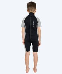 Watery wetsuit for kids - Short Sleeve Duncan (3mm) - Black
