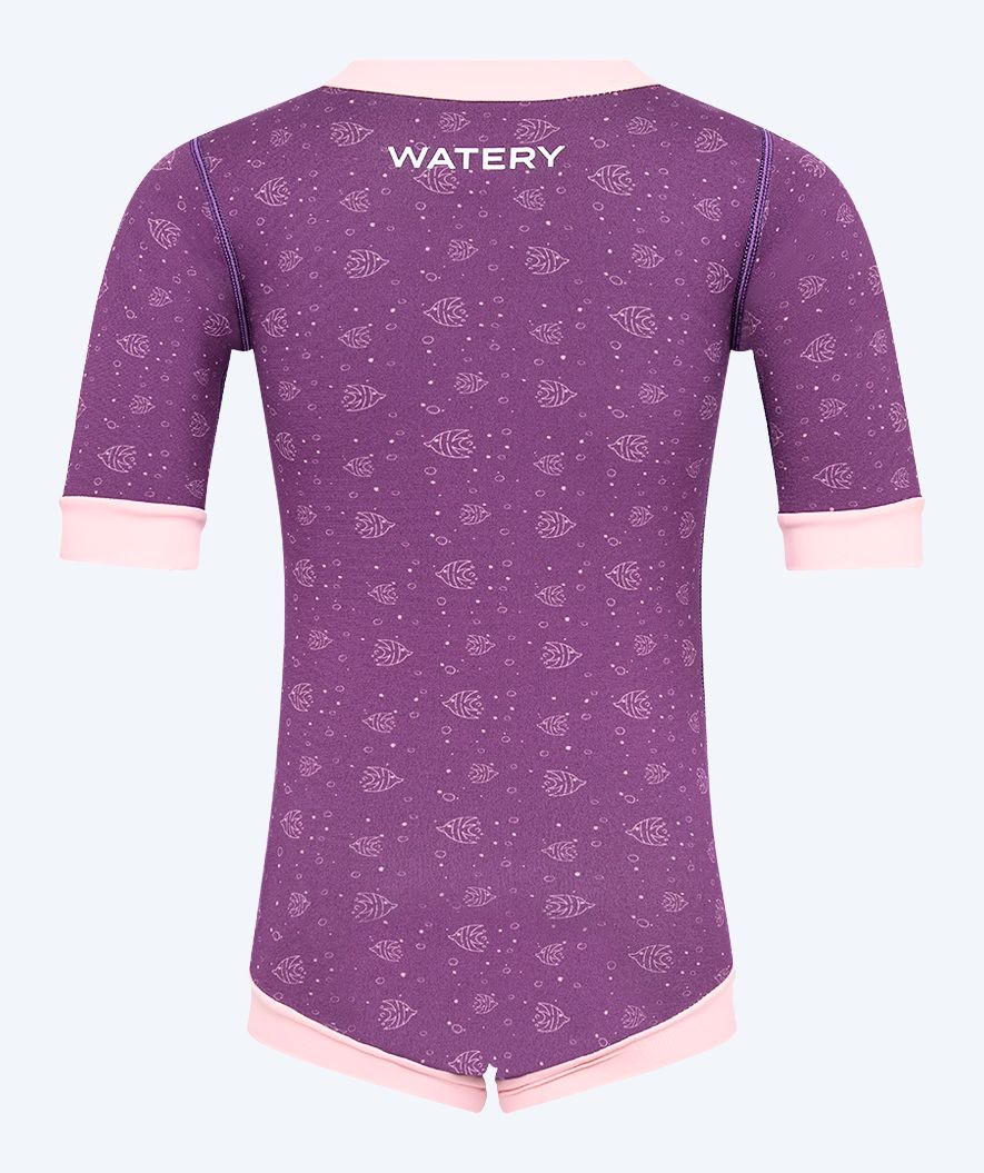 Watery wetsuit for baby - Baia Full-Body - Atlantic Purple
