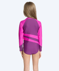 Watery UV-swimsuit for kids - Manami - Purple