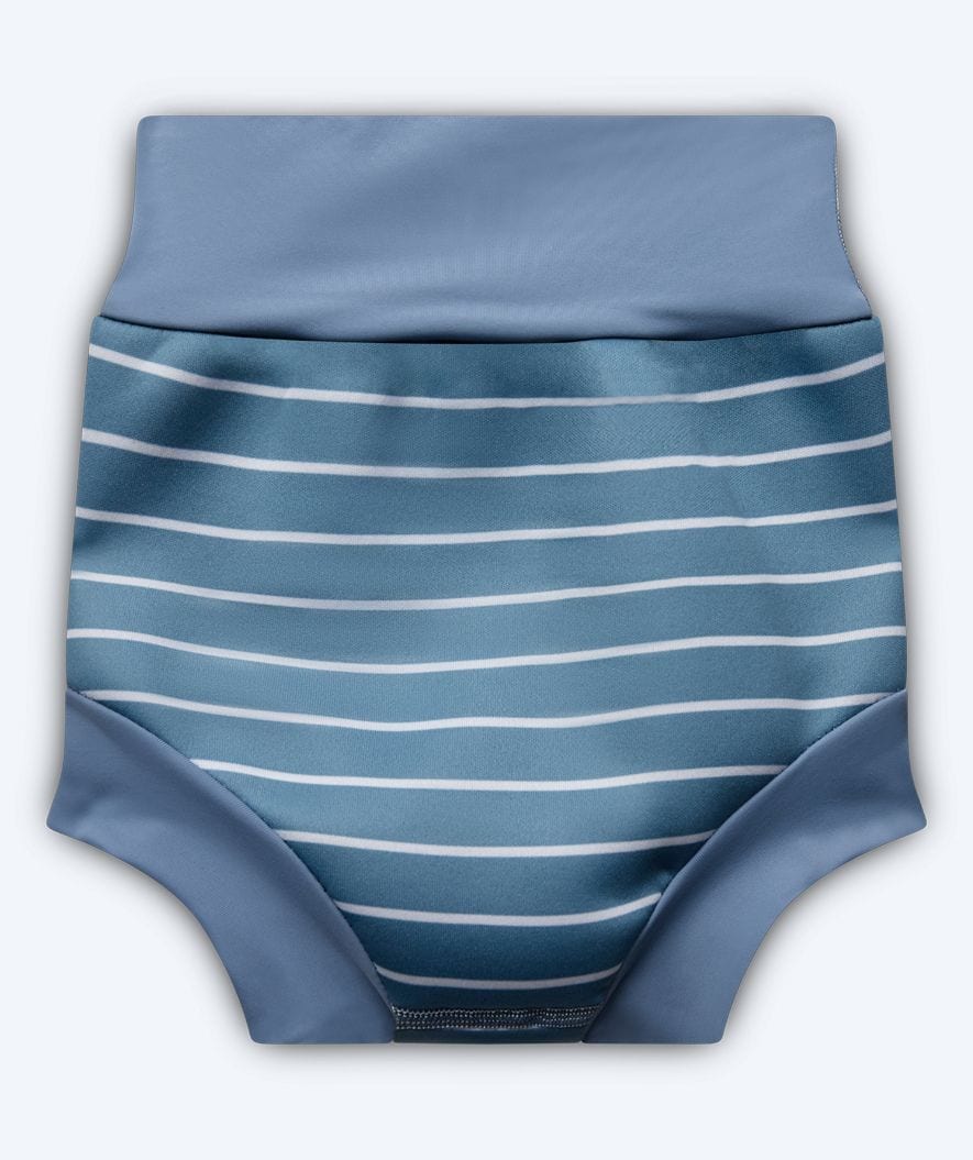 Watery swim nappies for kids - Neoprene Swim Nappy - Nordic Blue Stripes