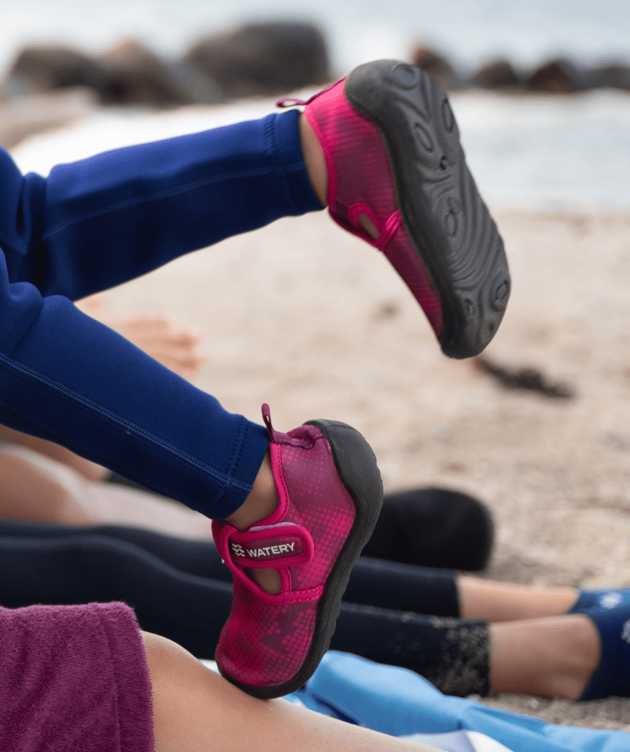 Watery swim shoes for kids - Dawn - Dark blue