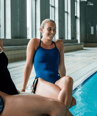 Watery swimsuit for women - Freestyler Solid - Dark Blue