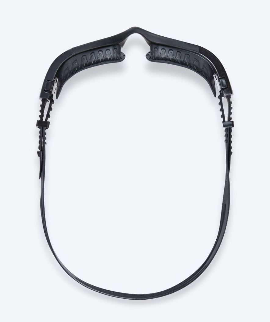 Watery training swimming goggles - Kelvin Active - Black (Smoke lens)